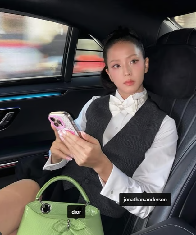 BREAKING: Jisoo shows up at Paris Fashion Week and basically tells everyone else to go home.